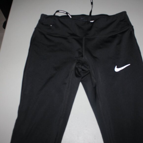 Black Nike Dri-Fit Running Pants Size Small - Picture 2 of 5
